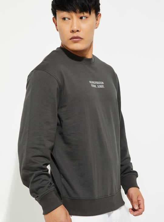 URB_N Men Printed Sweatshirt