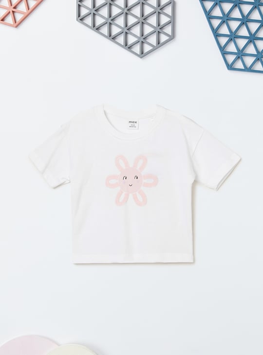 Girls Printed Shorts Set