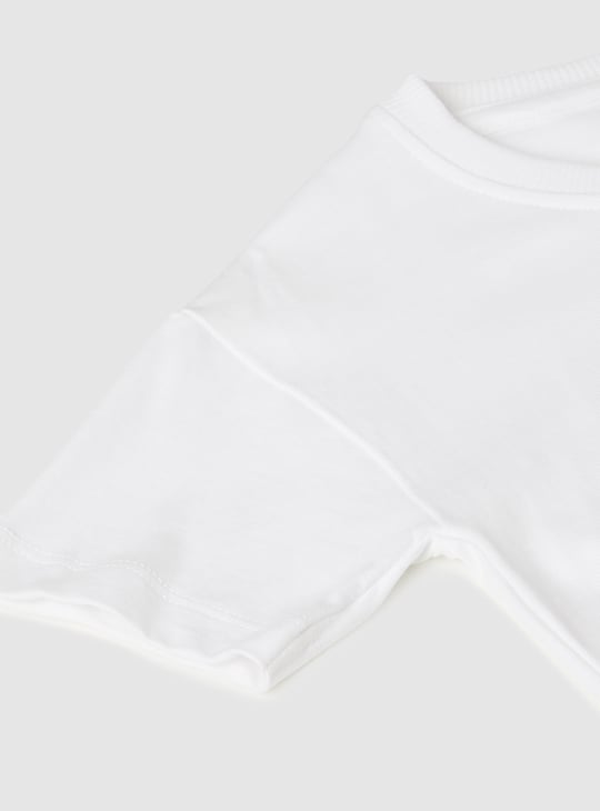 Girls Printed Shorts Set