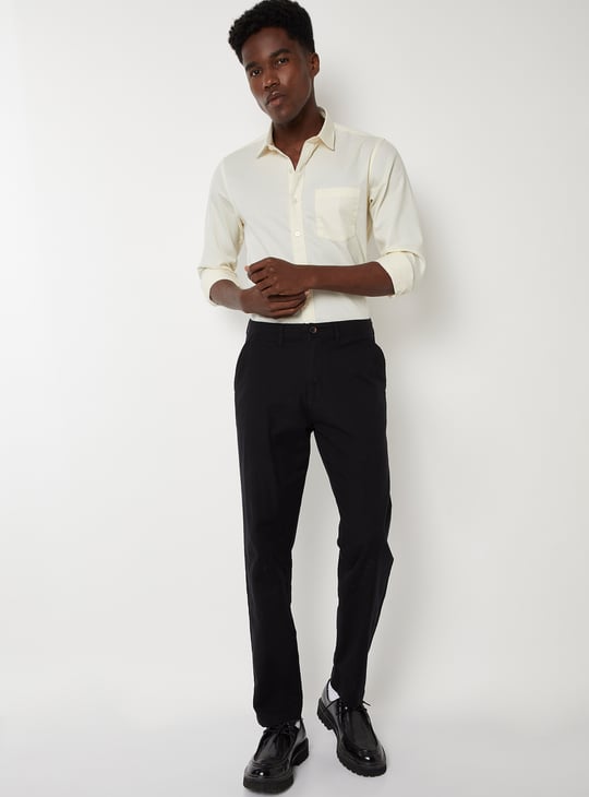 Men Patterned Regular Fit Formal Shirt