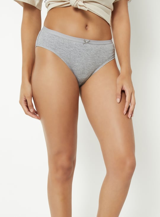 Women Solid Hipster Panty - Pack of 3