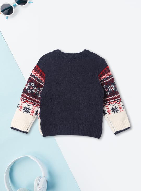 Boys Fair Isle Knitted Sweater