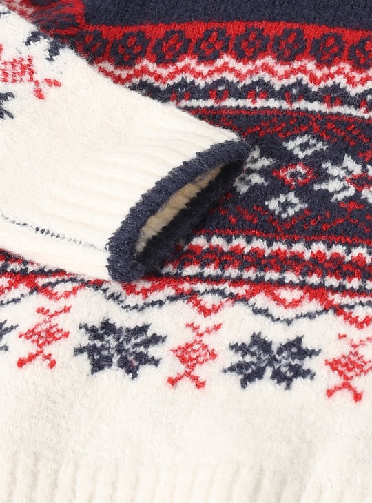 Boys Fair Isle Knitted Sweater