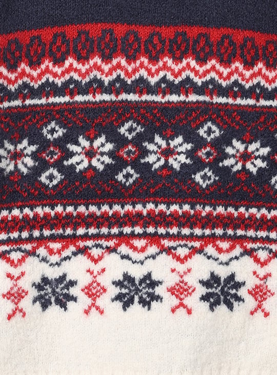 Boys Fair Isle Knitted Sweater