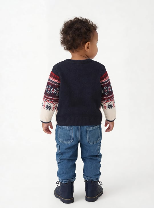 Boys Fair Isle Knitted Sweater