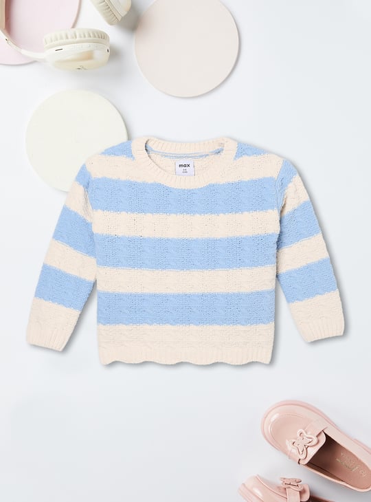 Girls Striped Sweater