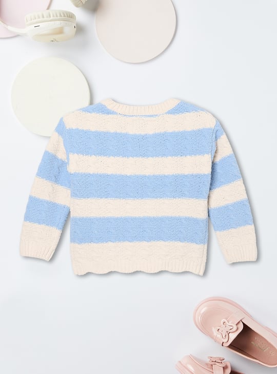 Girls Striped Sweater
