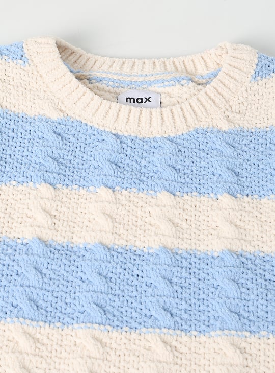 Girls Striped Sweater