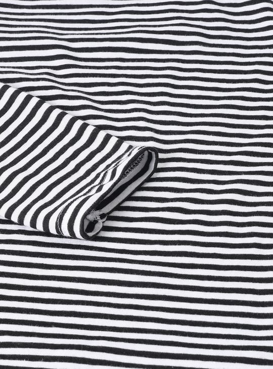 Girls Denim Pinafore Dress with T-shirt