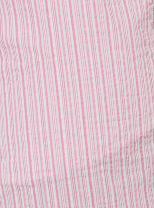 Women Striped Lounge Shorts