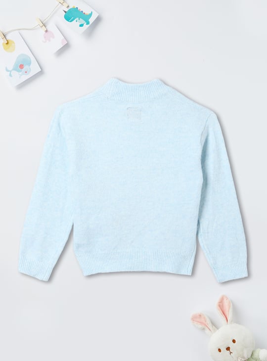 Girls Sequins Knit Sweater