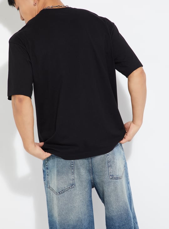 URB_N  Men Ford Printed Oversized T-shirt