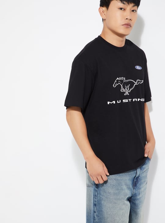 URB_N  Men Ford Printed Oversized T-shirt