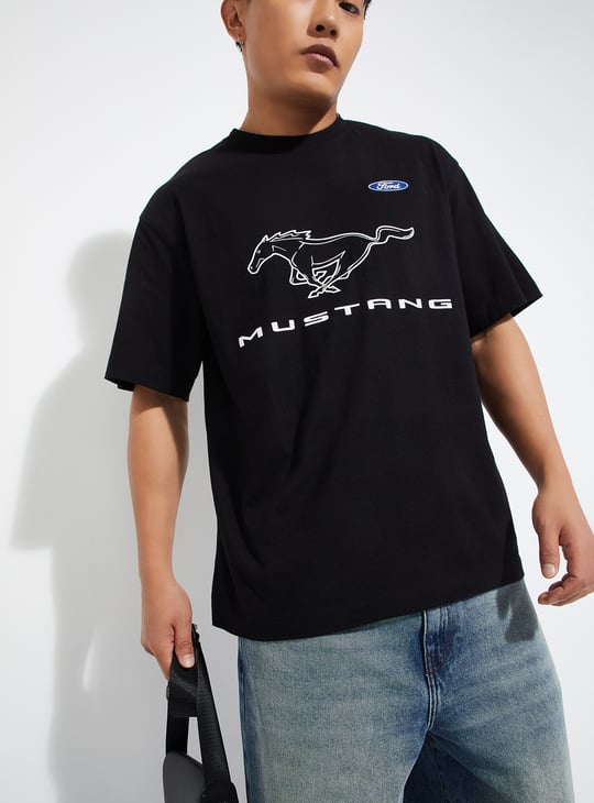URB_N  Men Ford Printed Oversized T-shirt