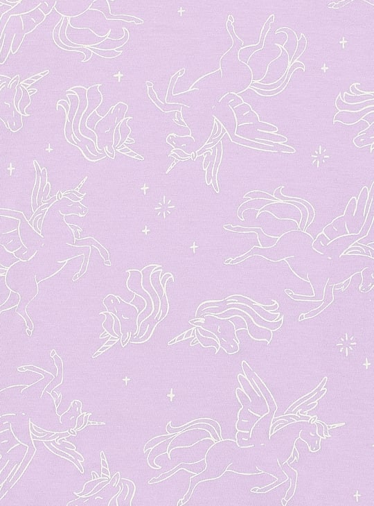 Girls Unicorn Print T-shirt