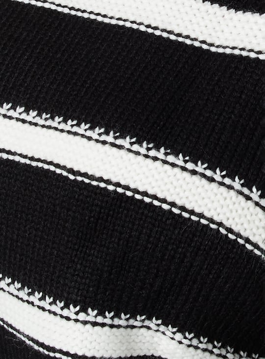 Women Striped Boxy Fit Sweater