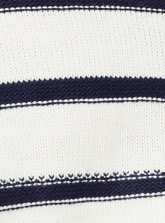 Women Striped Boxy Fit Sweater