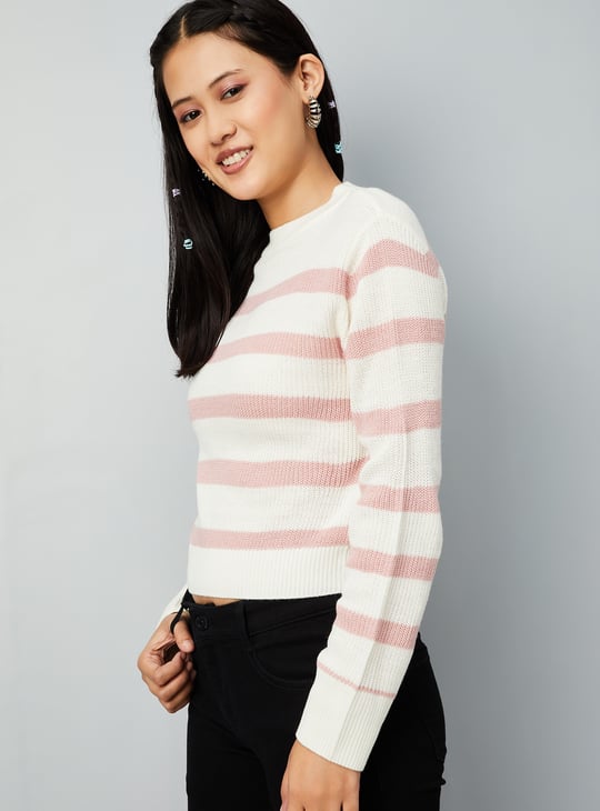 Women Striped Sweater