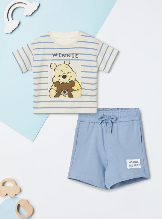 Boys Winnie The Pooh Shorts Set