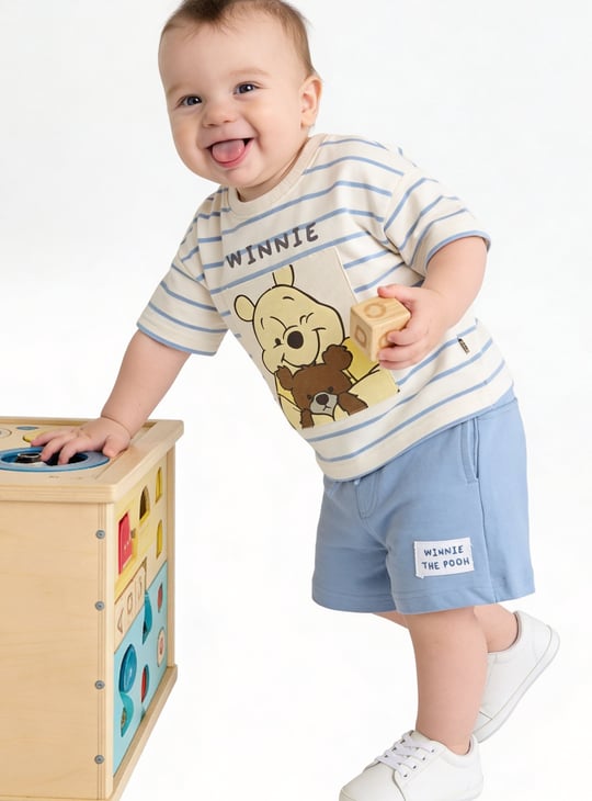 Boys Winnie The Pooh Shorts Set