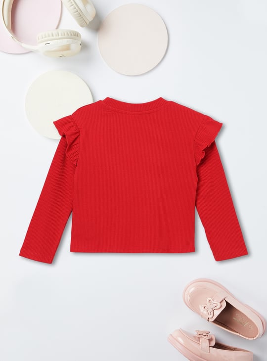 Girls Pearl Embellished Top