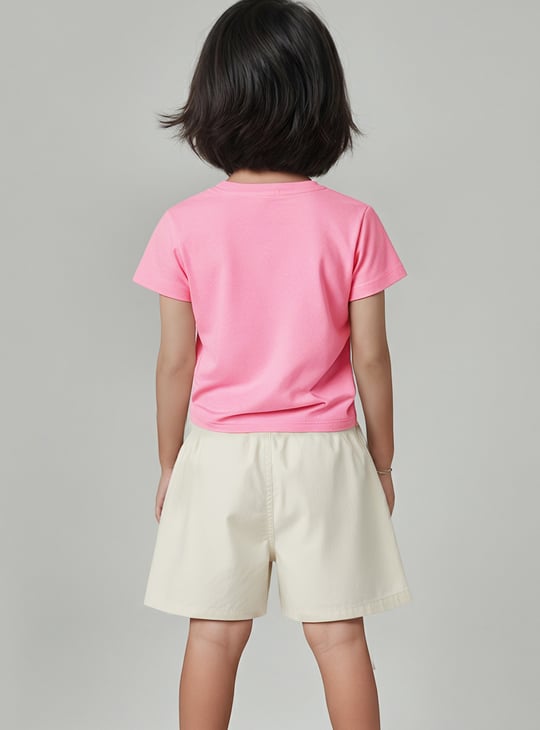 Girls Marie Printed Oversized T-shirt