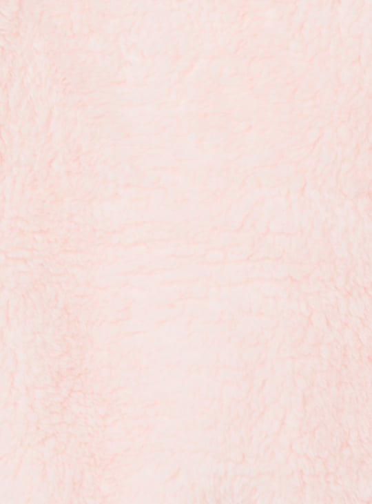 Girls Applique Fuzzy Sweatshirt