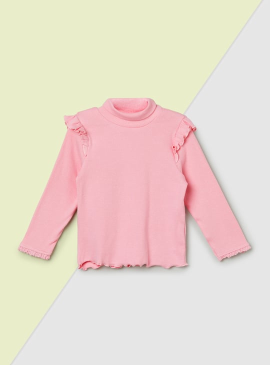 Girls Knit Ruffle Top - Pack of 2