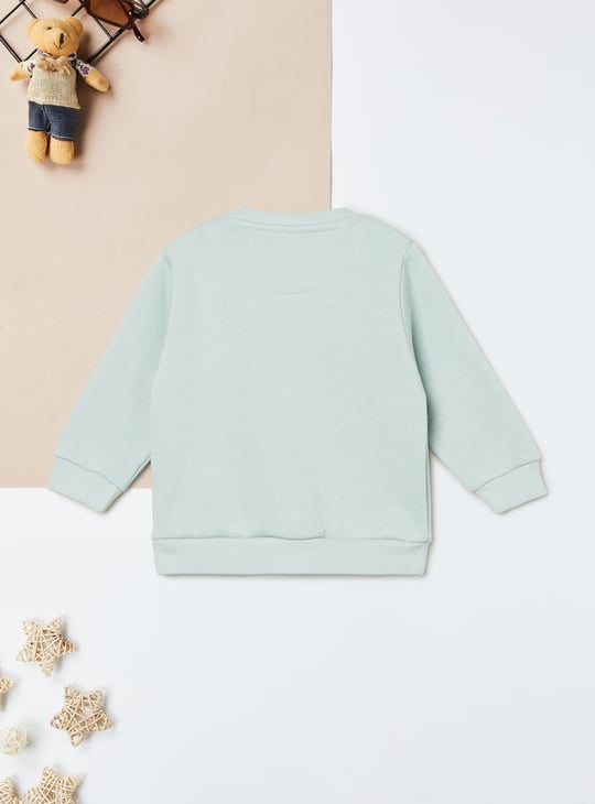 Girls Floral Print Sweatshirt