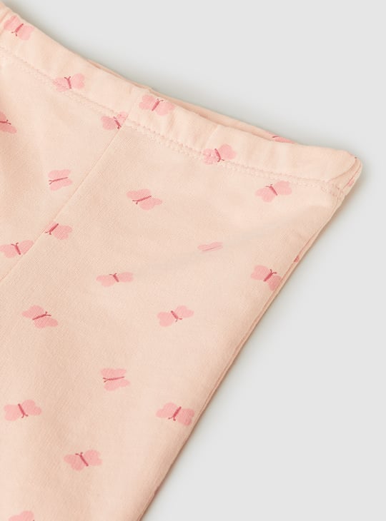 Girls Applique T-shirt with Leggings