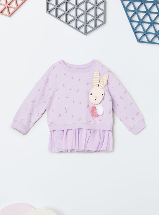 Girls Printed Bunny Leggings Set