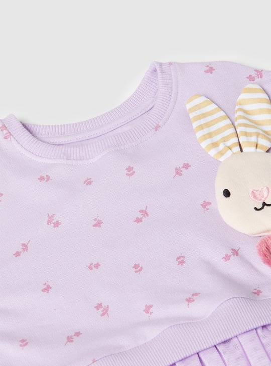 Girls Printed Bunny Leggings Set