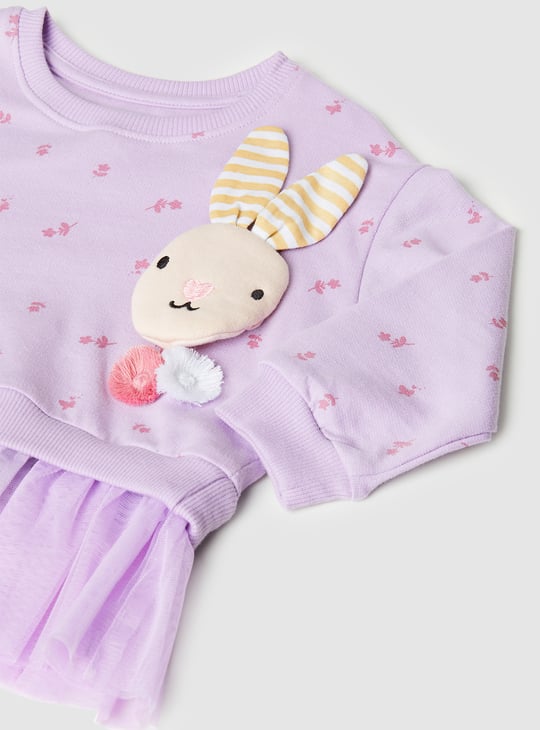 Girls Printed Bunny Leggings Set