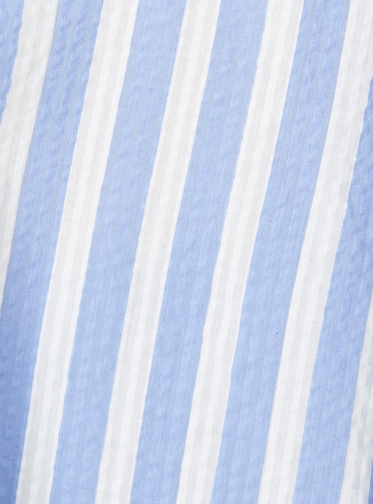 Women Striped Oversized Shirt