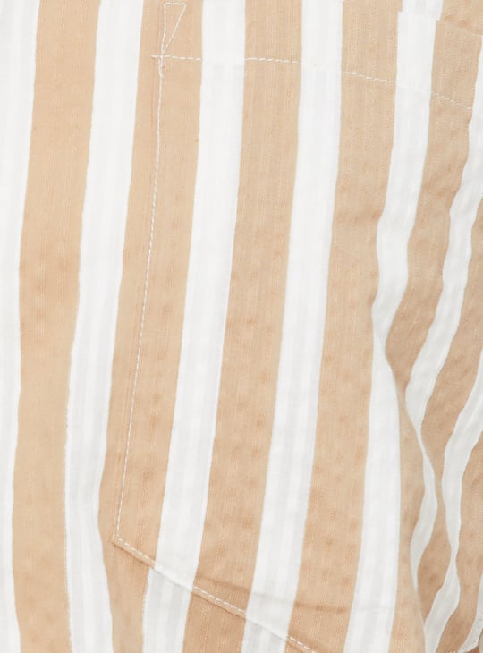 Women Striped Oversized Shirt