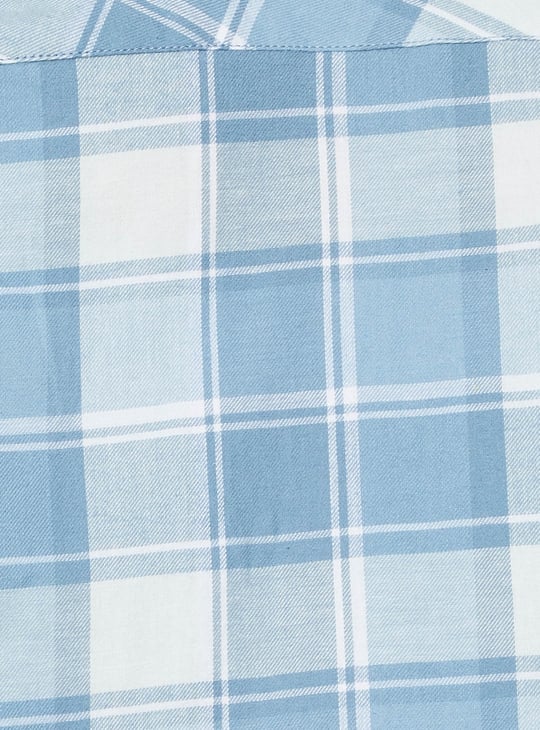 Women Checked Oversized Shirt