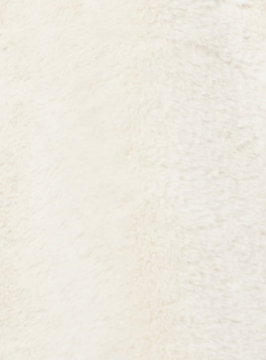 Women Solid Faux Fur Jacket