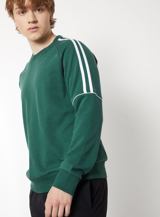Men Side Striped Sweatshirt