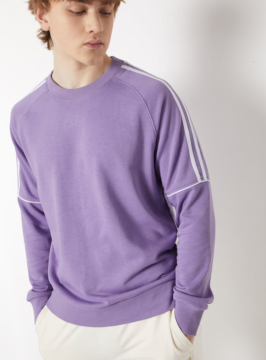 Men Side Striped Sweatshirt