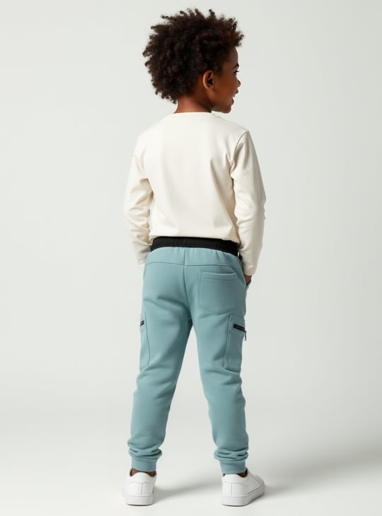 Boys Colourblock Joggers