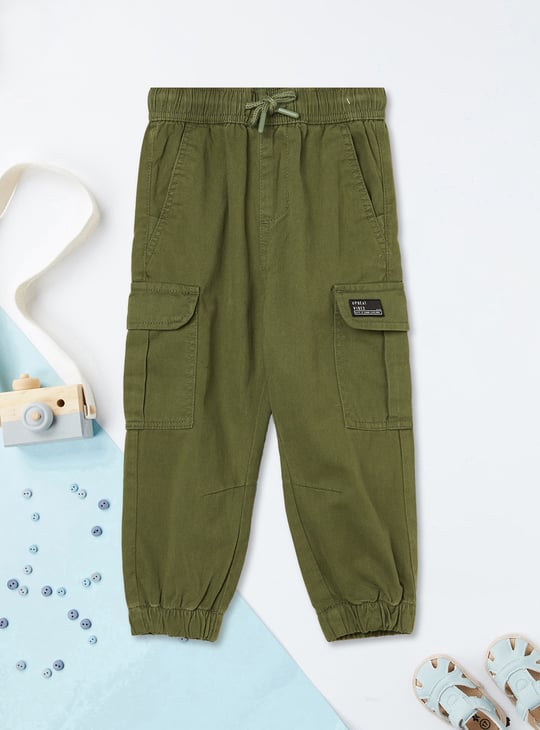Boys Relaxed Fit Cargo Joggers