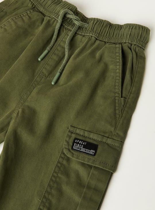 Boys Relaxed Fit Cargo Joggers