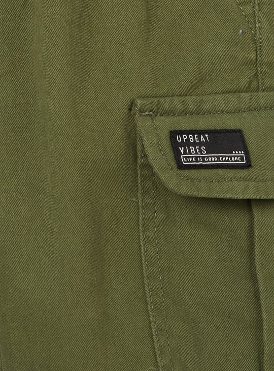 Boys Relaxed Fit Cargo Joggers