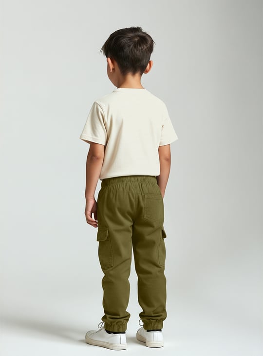 Boys Relaxed Fit Cargo Joggers