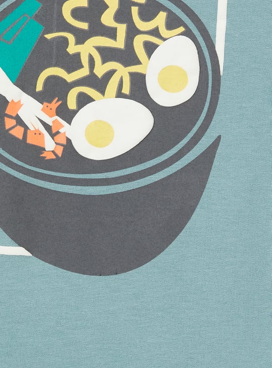 Boys Printed Oversized Joggers Set