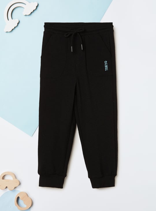 Boys Printed Oversized Joggers Set