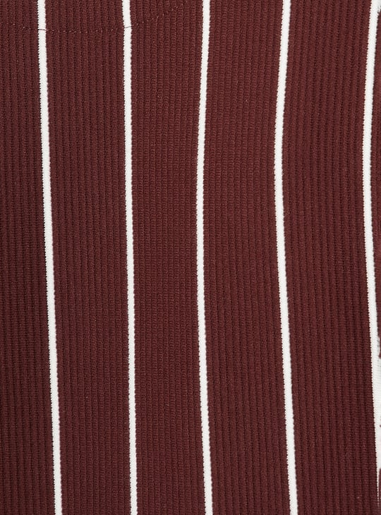 Men Striped Polo T-shirt