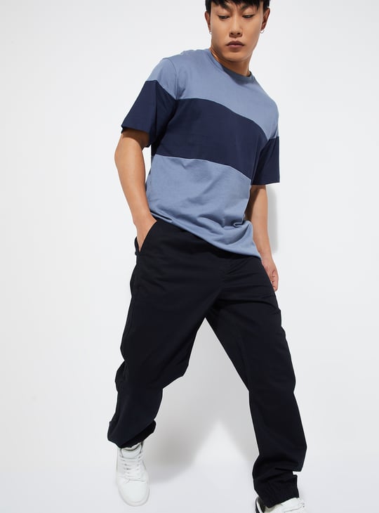 Buy URB_N Men Colourblocked T-shirt Online at just Rs. 399.0
