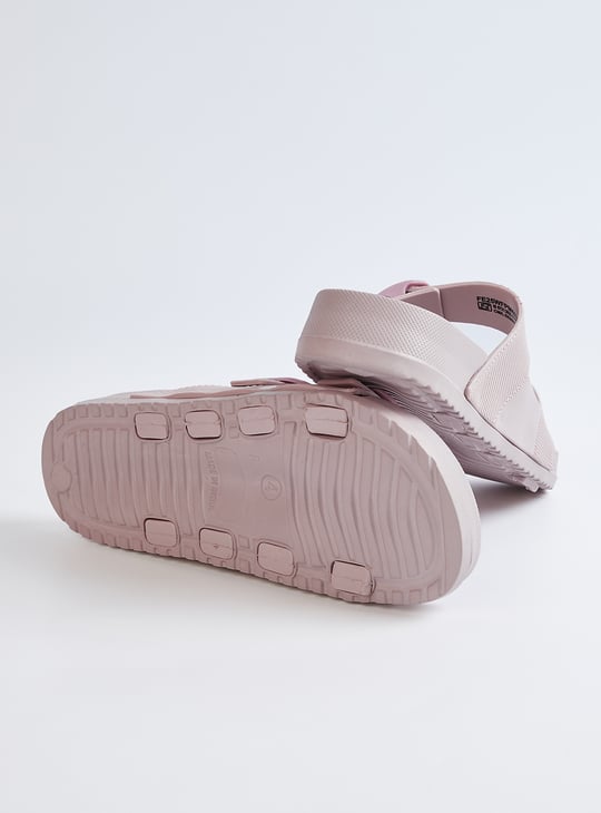 Women Dual Strap Flats with Buckles