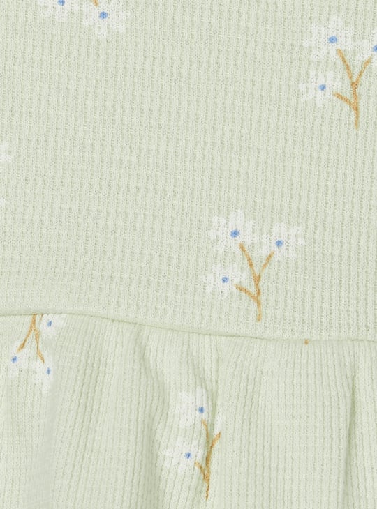 Girls Printed Shorts Set